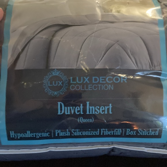 Comforter Gray Lux Decor collection Duvet Insert Queen - Picture 4 of 4